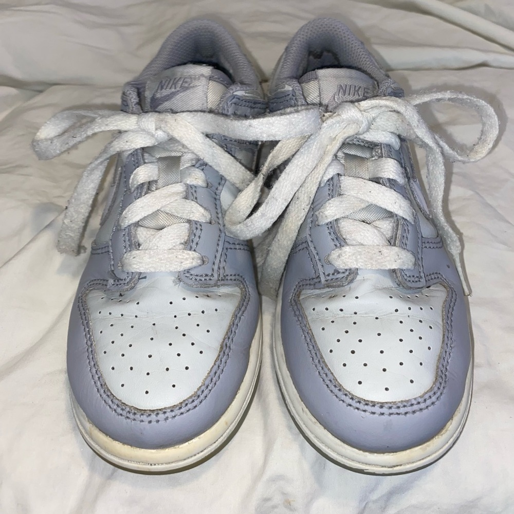 Nike Dunk Low White & Grey Sneakers Size 13
